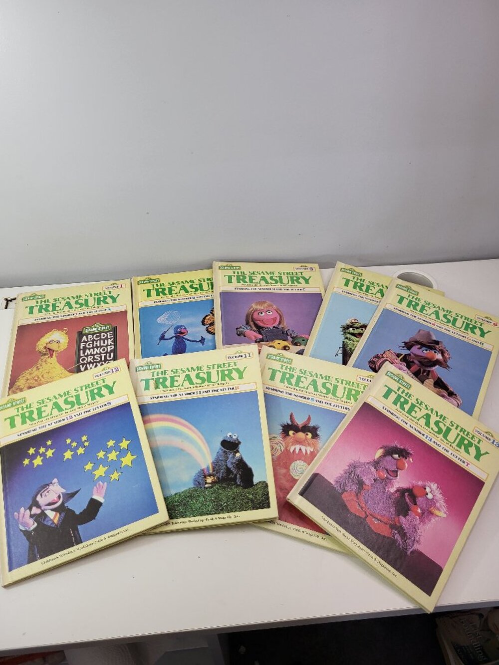 📚 Vintage Sesame Street Treasury Books Lot – Jim Henson Muppets